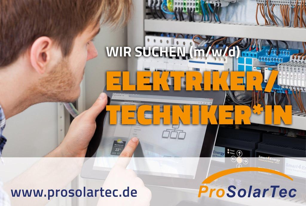 Wir suchen Elektriker und Techniker (m/w/d)